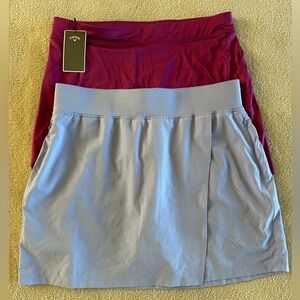 NWT Women's Callaway and Zeroxposur Golf Skirts | Size Large